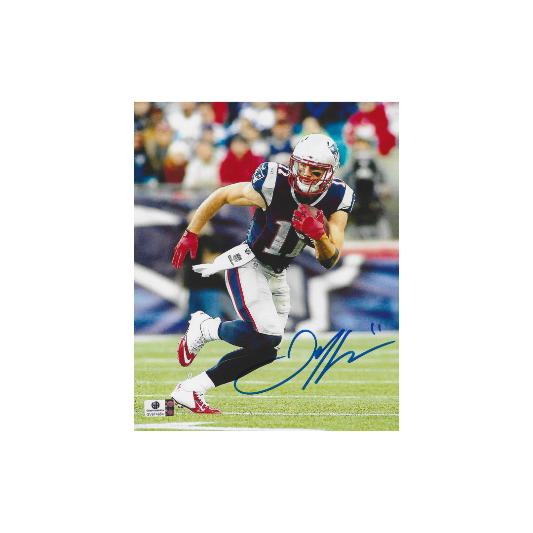 Julian Edelman Patriots Autographed 8x10 Photo coa