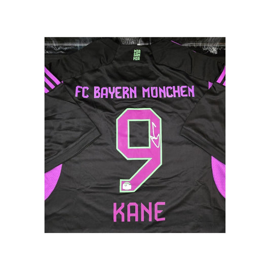 Harry Kane Bayern Munchen 2023-24 Adidas Third Soccer Jersey coa