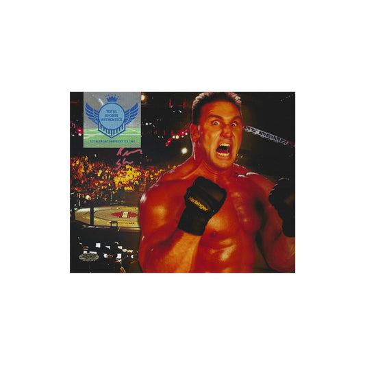 KEN SHAMROCK AUTOGRAPHED SIGNED 8X10 PHOTO WITH COA
