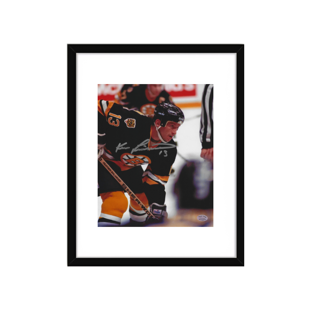 Ken Linseman Boston Bruins Autographed 8x10 Photo coa W/Frame - Fan Freaks