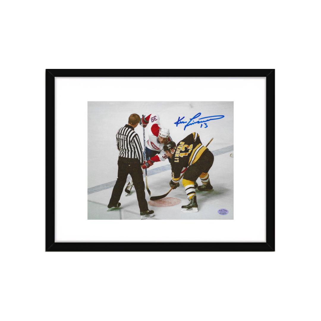 Ken Linseman Boston Bruins Autographed 8x10 Photo coa W/Frame - Fan Freaks