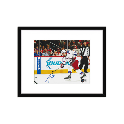 Kevin Klein New York Rangers autographed 8x10 hockey photo in frame, alternate view
