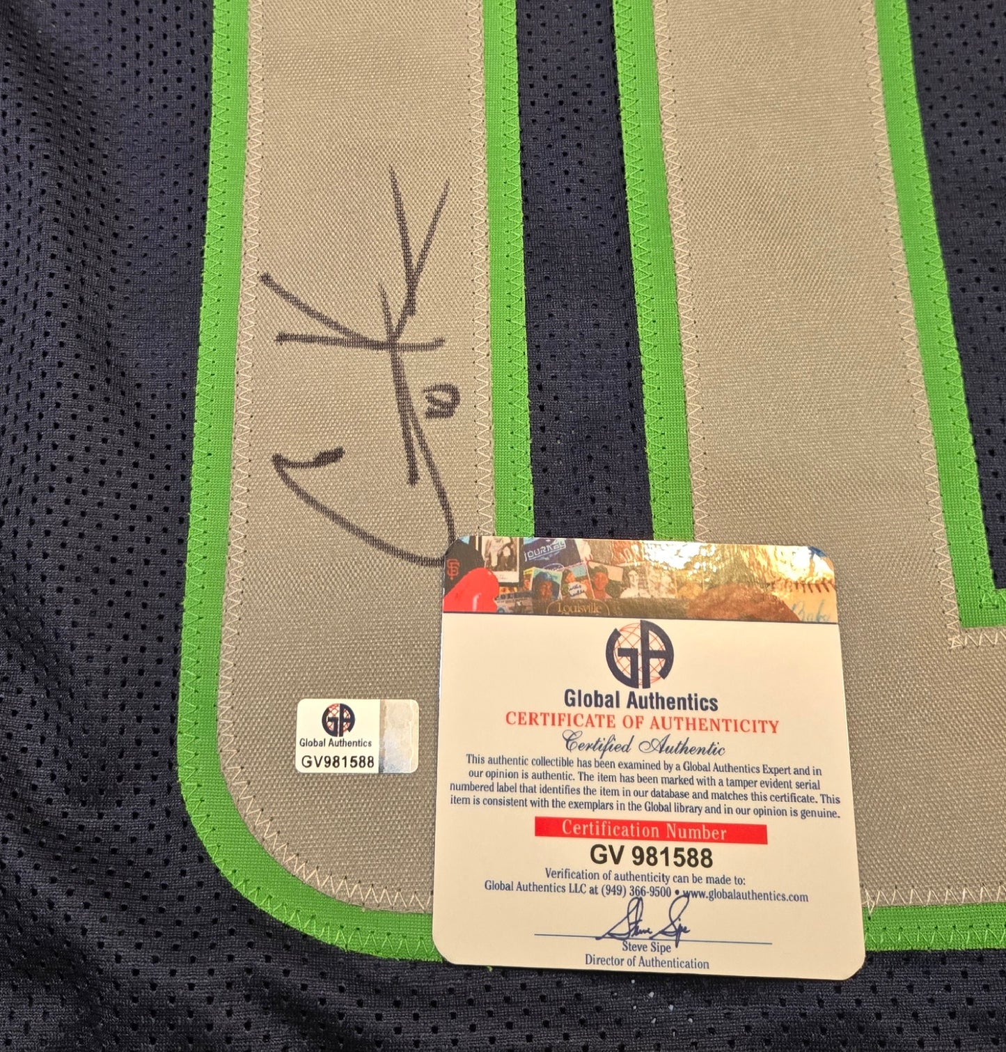 Cooper Kupp Seattle Seahawks Autographed Home Football Jersey coa