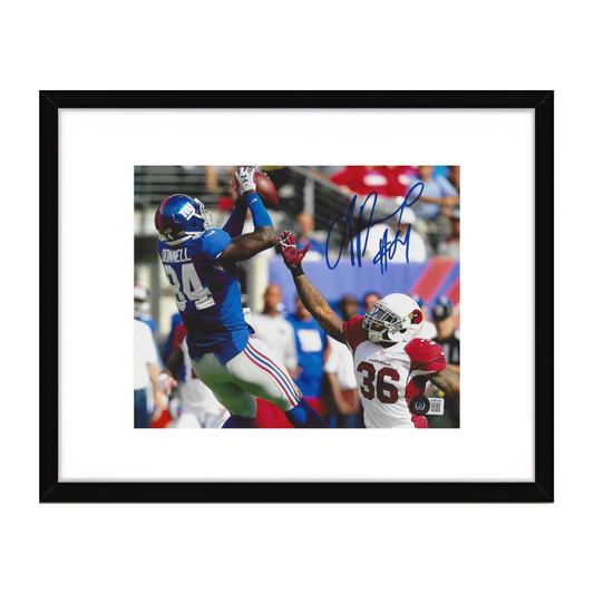 Larry Donnell NY Giants Autographed 8x10 Photo Beckett Hologram W/Frame