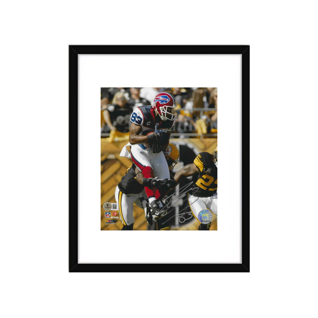 Lee Evans Buffalo Bills Autographed 8x10 Photo Hologram W/Frame - Fan Freaks
