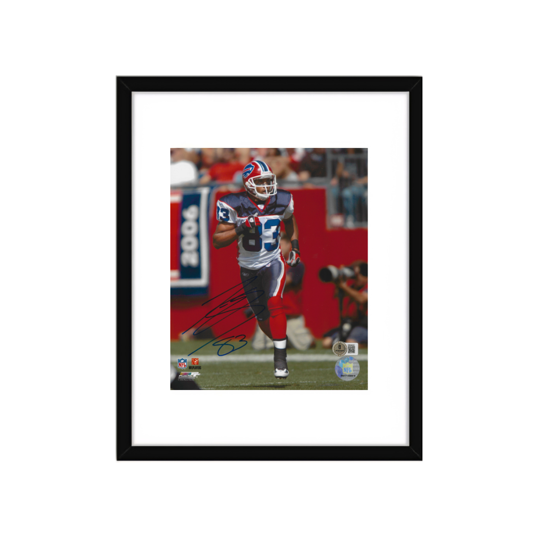 Lee Evans Buffalo Bills Autographed 8x10 Photo Hologram W/Frame - Fan Freaks