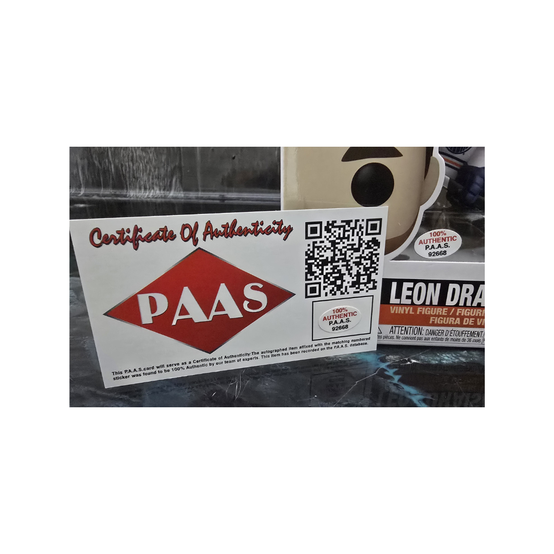 Leon Draisaitl of the Edmonton Oilers signed Funko Pop COA - Fan Freaks