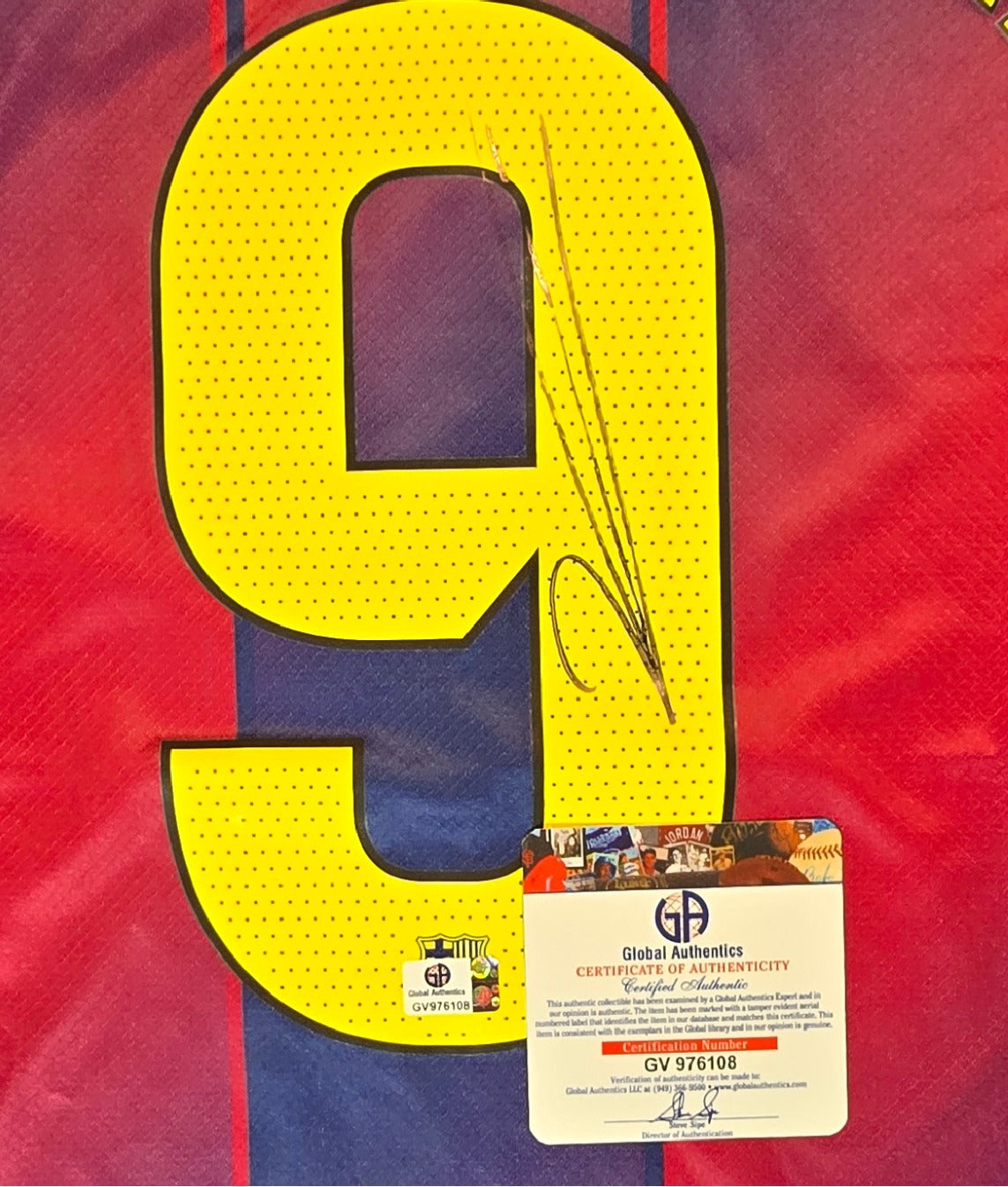 Robert Lewandowski FC Barcelona Autographed 2025-26 Nike Home Jersey coa