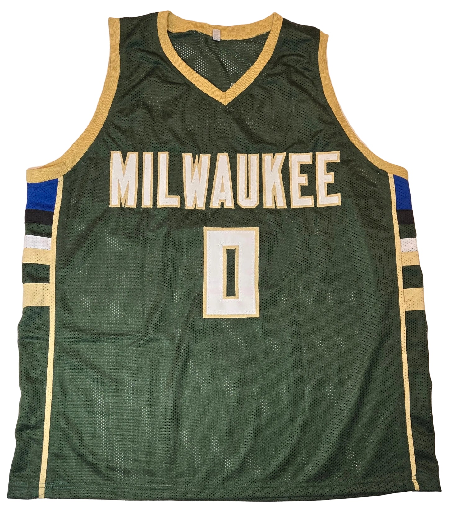 Damian Lillard Milwaukee Bucks signed basketball jersey JSA COA