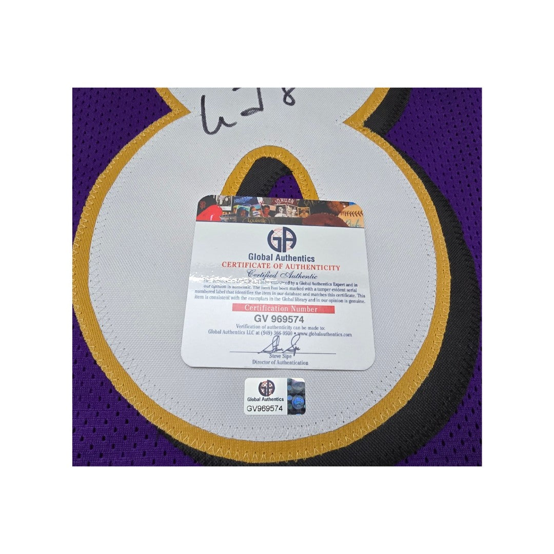 Lamar Jackson Baltimore Ravens Autographed Custom Football Jersey With COA