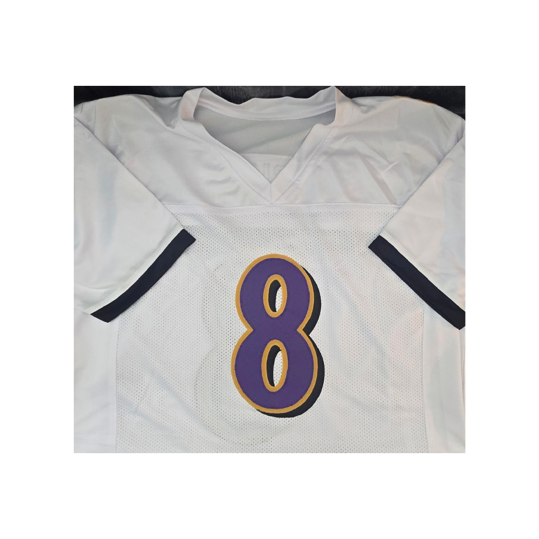 Lamar Jackson Baltimore Ravens Autographed Home Football Jersey With COA
