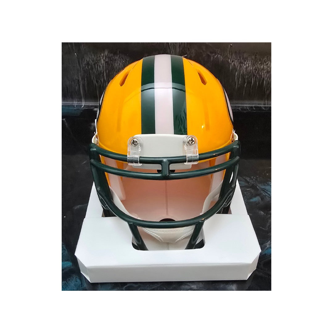 Jordan Love of the Green Bay Packers autographed mini helmet PAAS COA