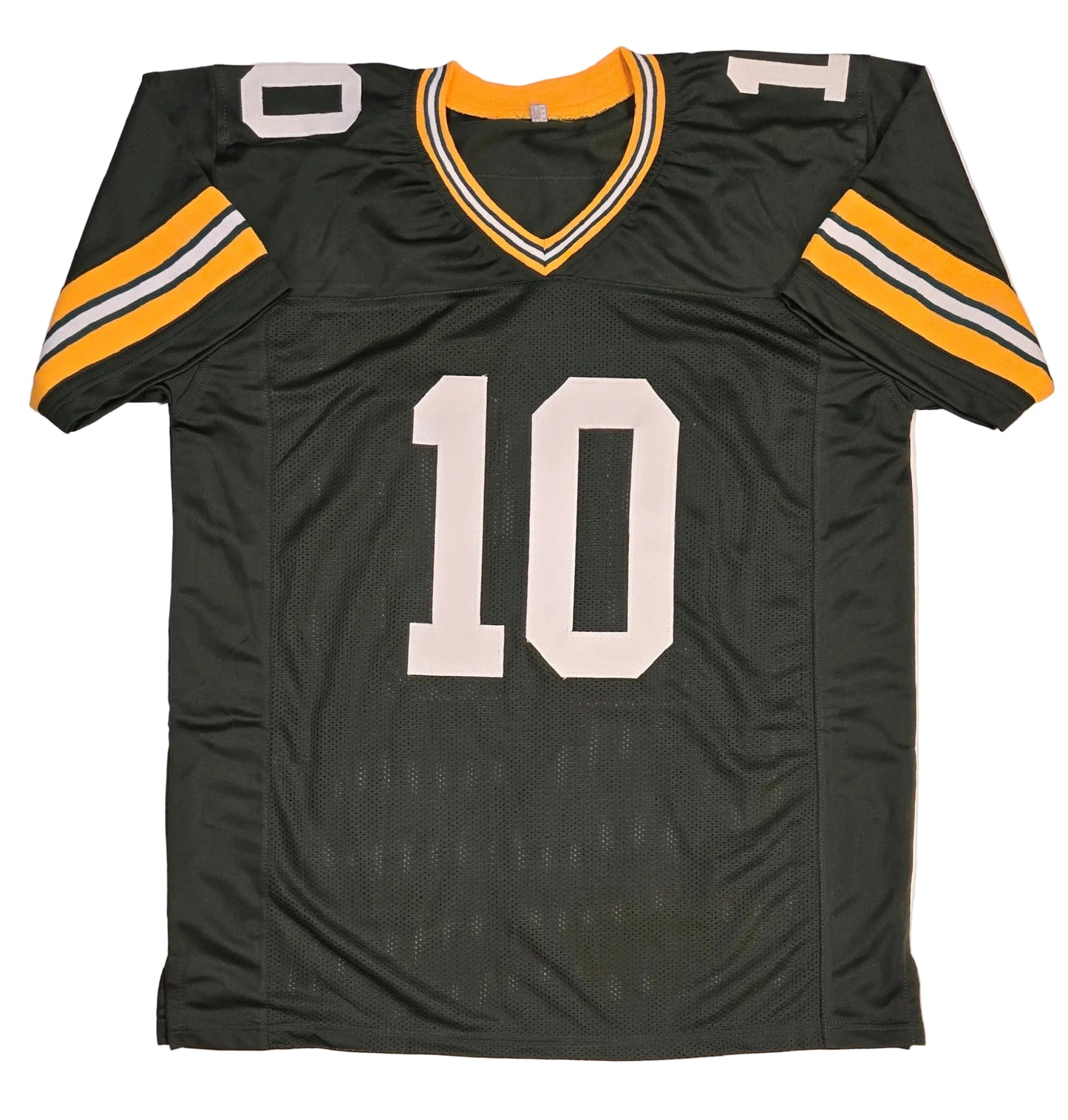 Jordan Love of the Green Bay Packers autographed Away football jersey COA (XL)