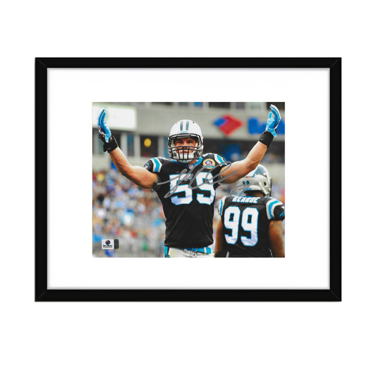 Luke Kuechly Carolina Panthers Autographed 8x10 Photo Art Print