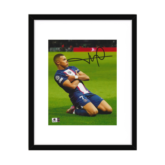 Kylian Mbappé Paris Saint-Germain Autographed 8x10 Photo Art Print