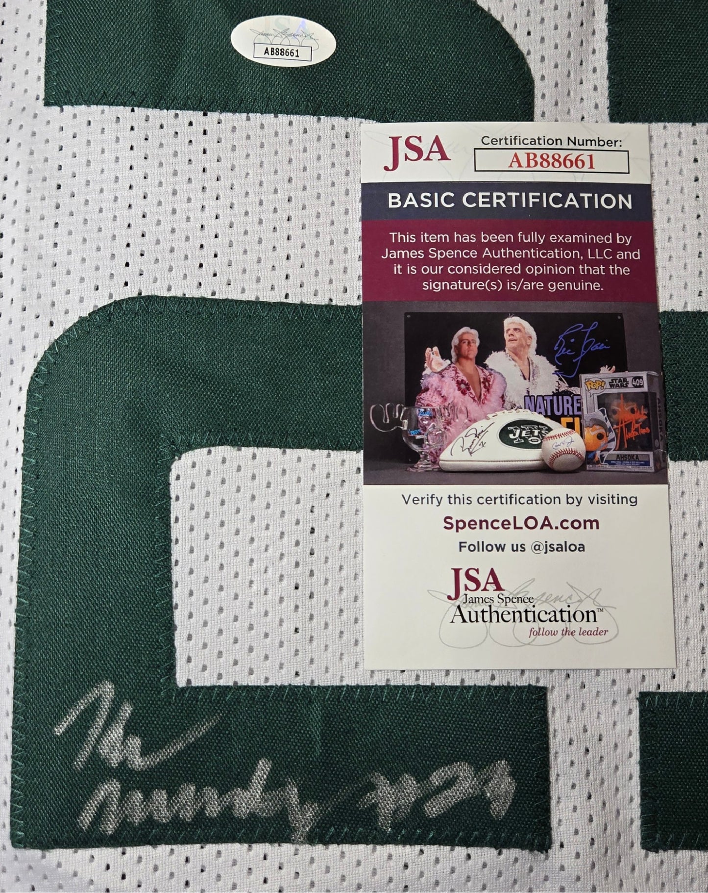 Kameron McGusty Miami Hurricanes Autographed Basketball Jersey JSA coa