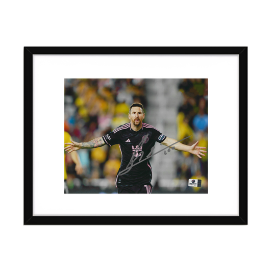 Lionel Messi Inter Miami CF Autographed 8x10 Photo Art Print