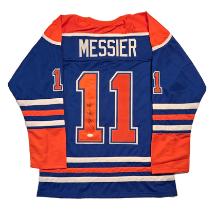 Mark Messier Autographed Edmonton Oilers on Hockey Jersey With JSA COA