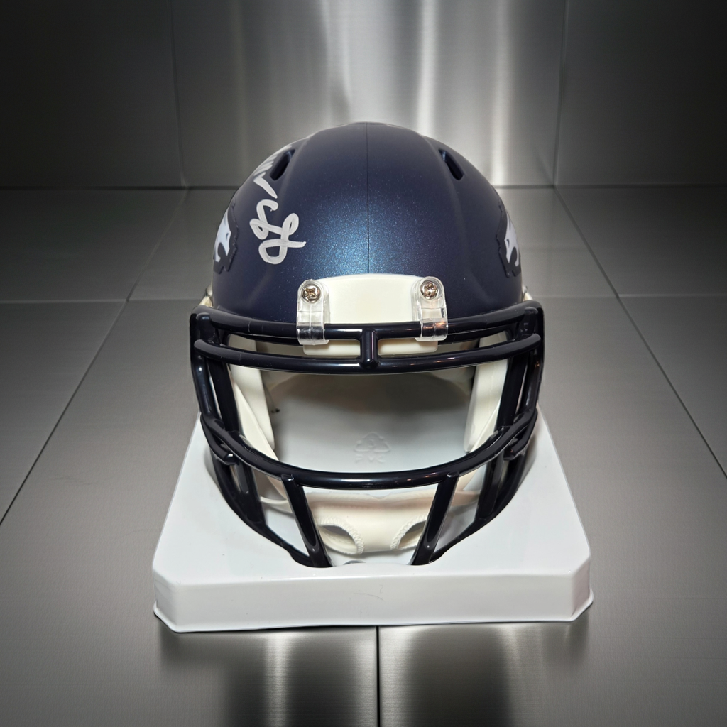 Von Miller Denver Broncos Autographed Riddell Mini Helmet coa