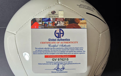 Certificate of authenticity for Kylian Mbappé autographed Nike soccer ball