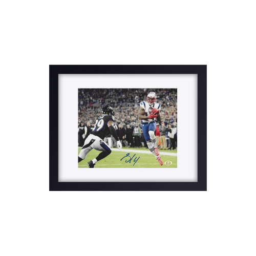Mohammed Sanu Sr. New England Patriots Autographed 8x10 photo coa W/Frame - Fan Freaks