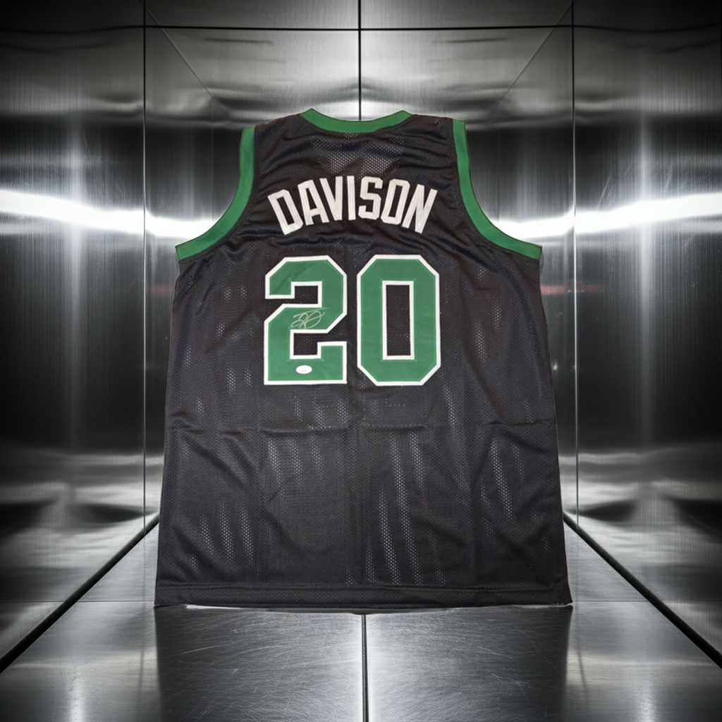 J.D. Davison Boston Celtics Autographed Basketball Jersey coa