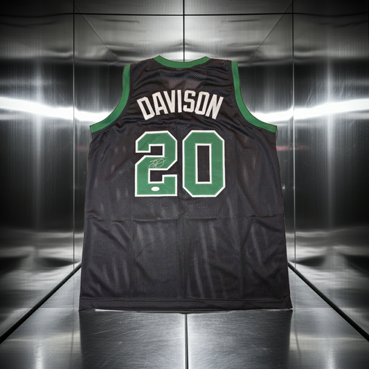J.D. Davison Boston Celtics Autographed Basketball Jersey coa
