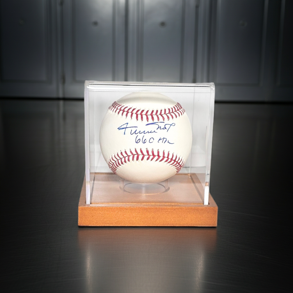 Willie Mays of the Giants signed 660HR ROMLB baseball Say Hey Authenticated HOLOGRAM