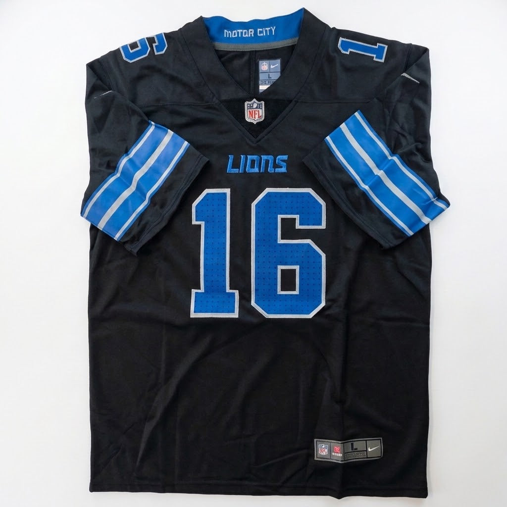 Jared Goff Detroit Lions #16 autographed football jersey listing image 2