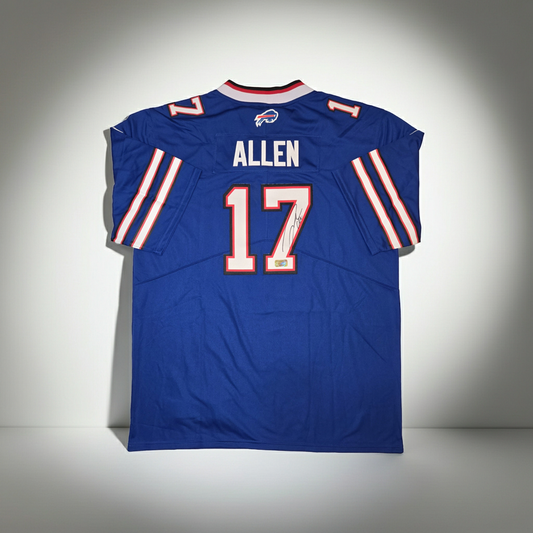 Josh Allen Signed Nike Jersey #17 Bills w/COA (2XL)