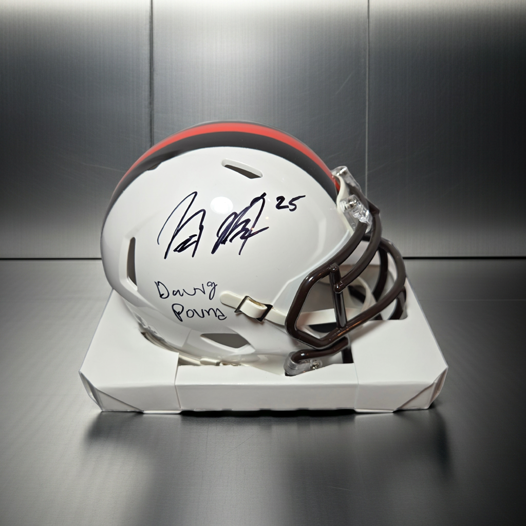 Nick Needham Cleveland Browns Autographed Riddell Mini-Helmet coa