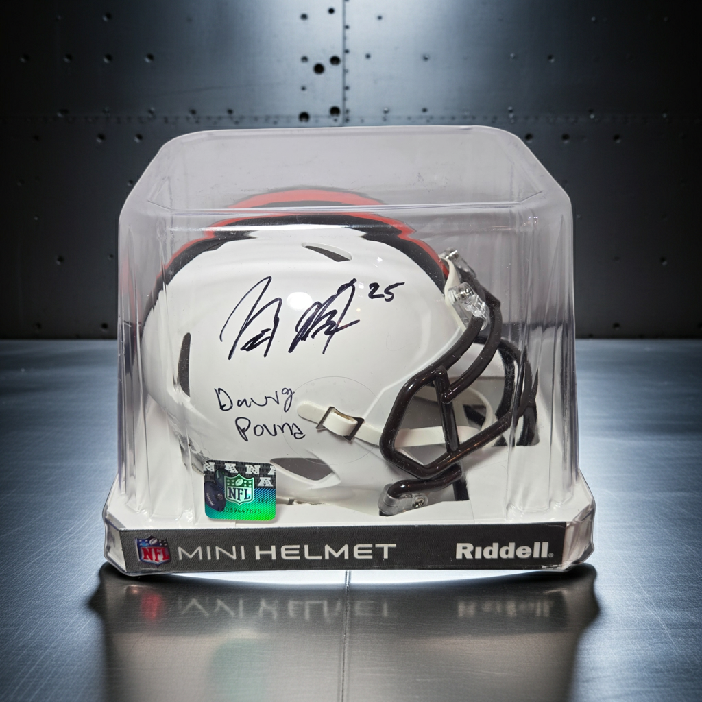 Nick Needham Cleveland Browns Autographed Riddell Mini-Helmet coa