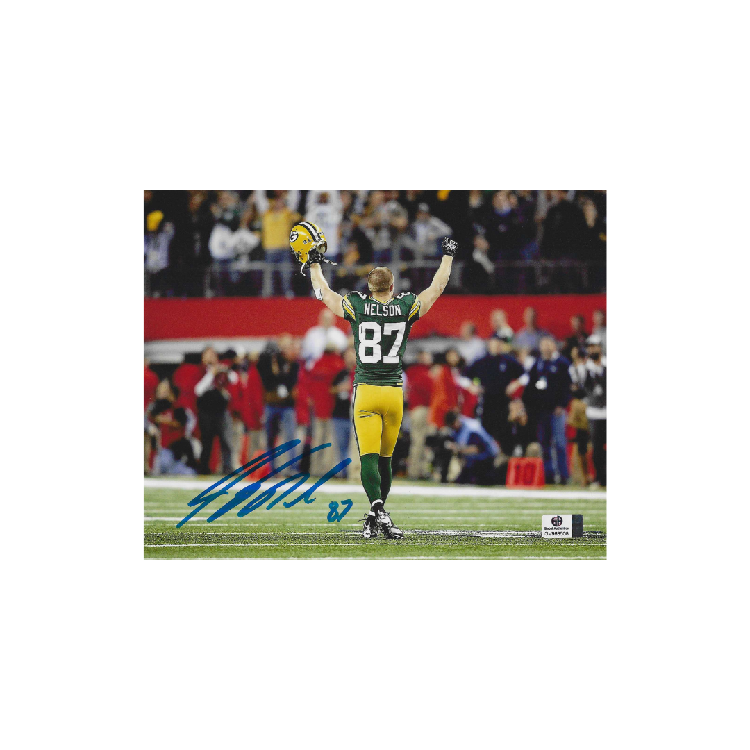 Jordy Nelson Green Bay Packers Autographed 8x10 Photo With COA W/Frame