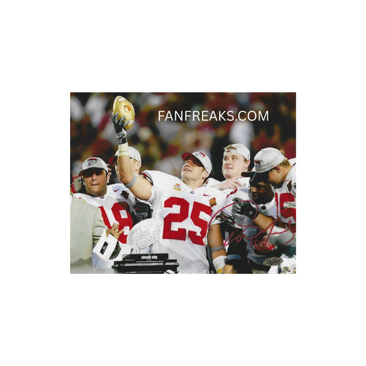 OHIO STATE BUCKEYES DONNIE NICKEY AUTOGRAPHED 8X10 PHOTO REPRINT