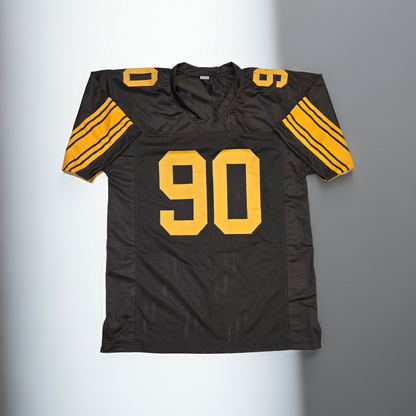 T.J. Watt signed Pittsburgh Steelers football jersey, alternate product image