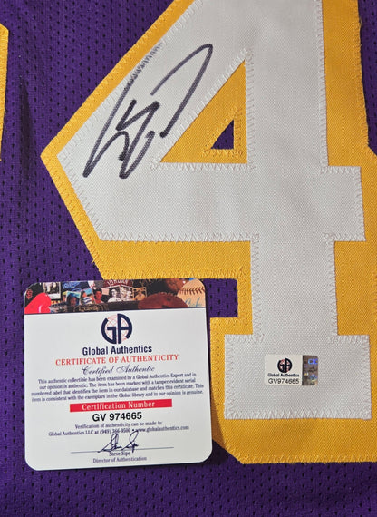 Certificate of authenticity for Shaquille O'Neal signed Los Angeles Lakers jersey