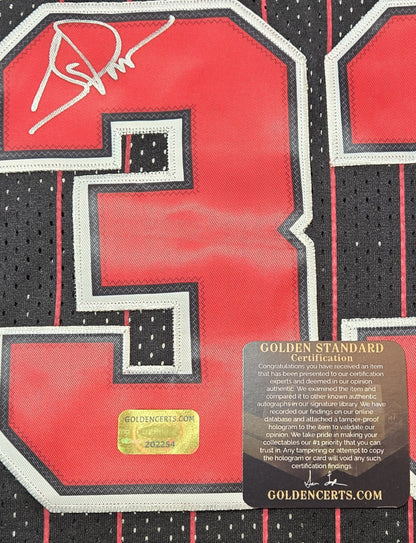 Scottie Pippen Chicago Bulls signed basketball jersey, additional listing photograph