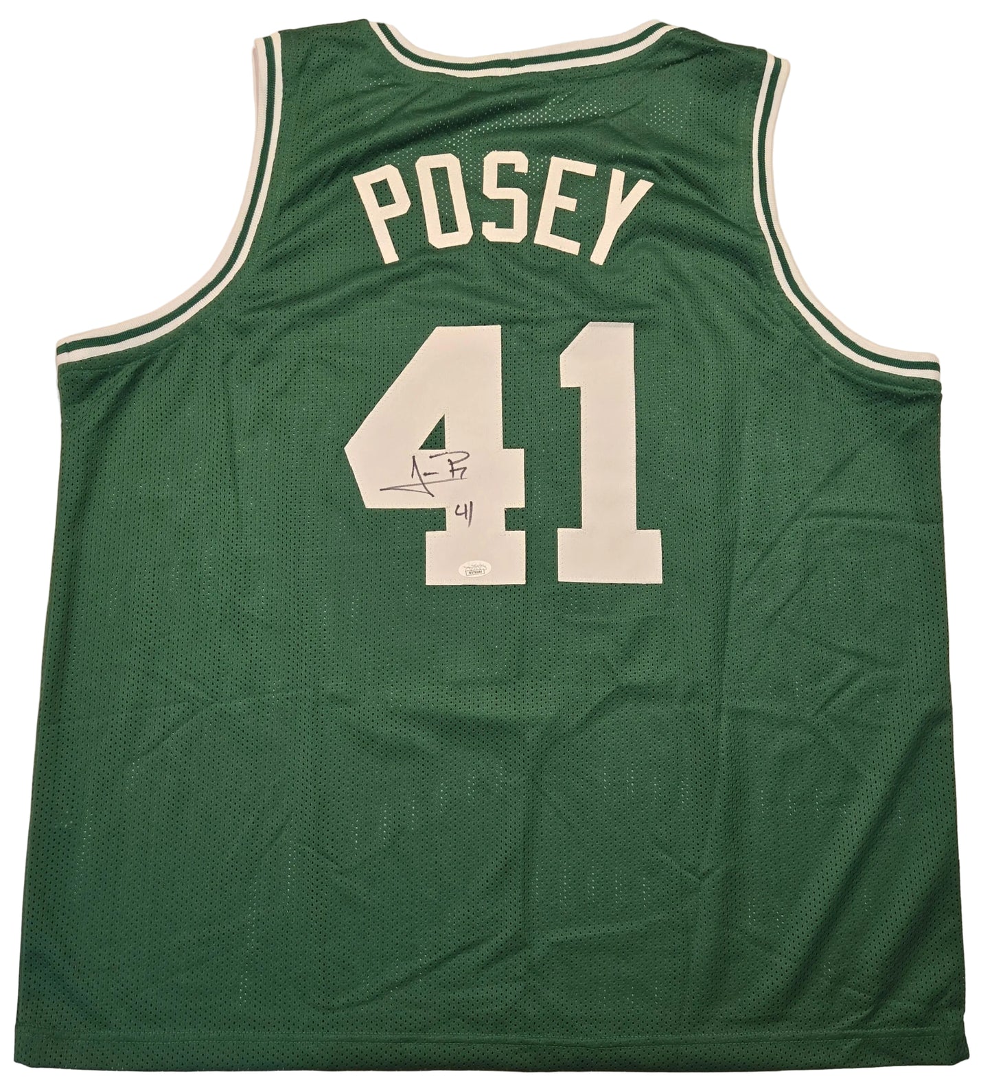 James Posey Boston Celtics Autographed Green Basketball Jersey coa