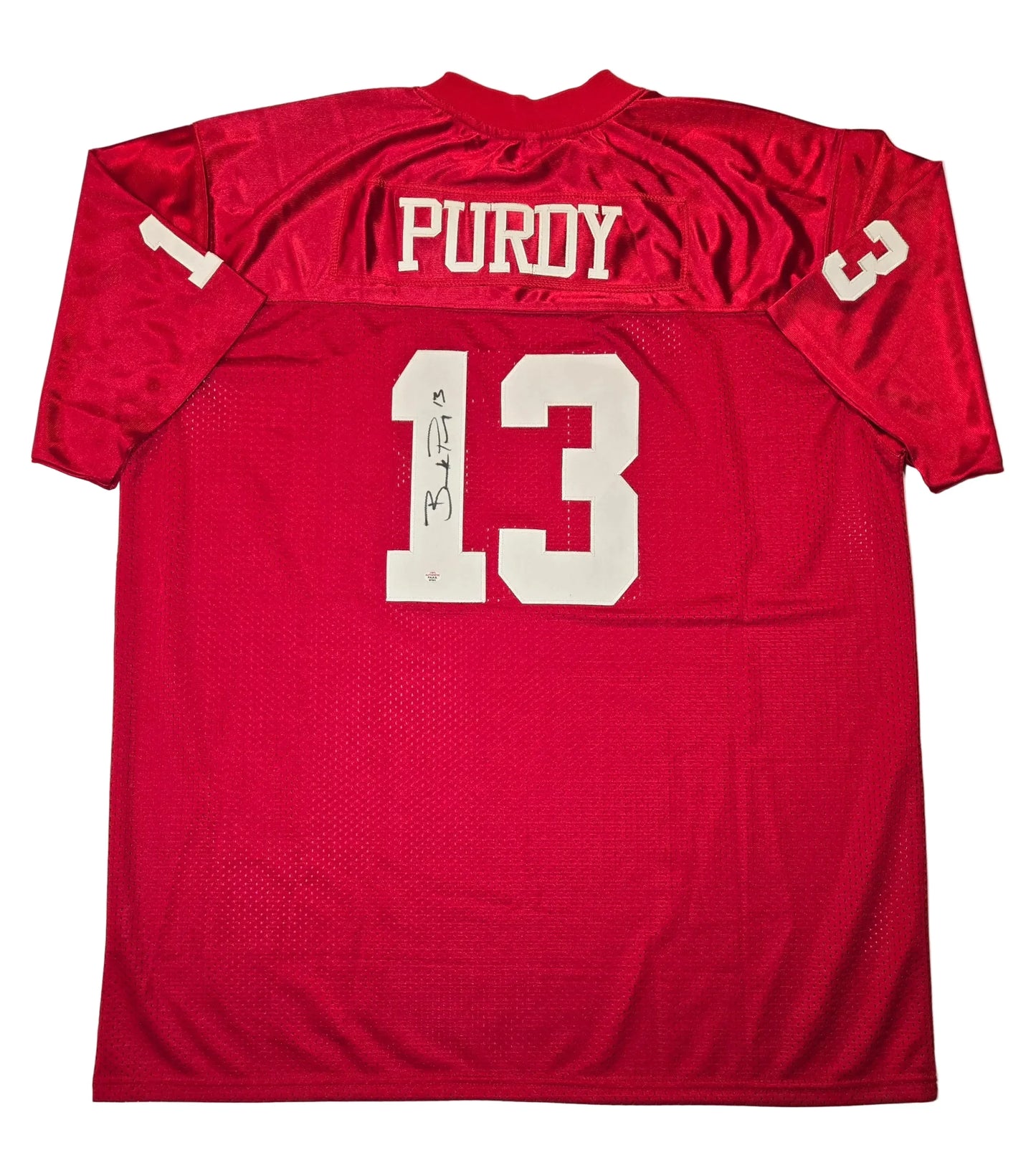 Brock Purdy San Francisco 49ers signed football jersey PAAS COA (XL)