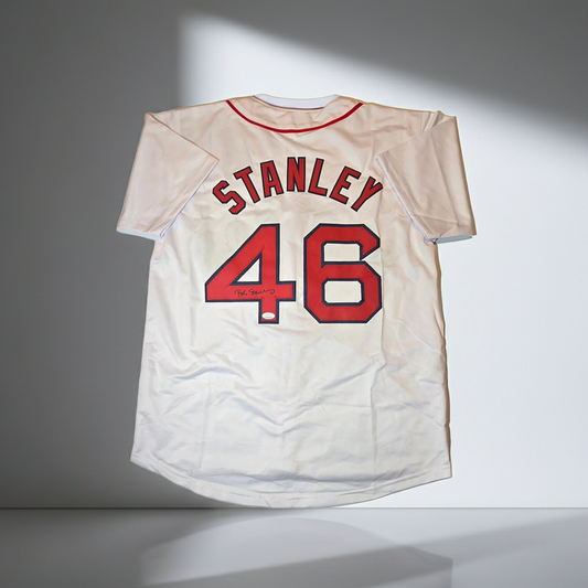 Bob Stanley Boston Red Sox Autographed Custom Baseball Style Jersey With COA