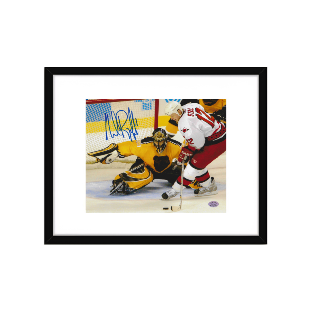 Andrew Raycroft Boston Bruins Autographed 8x10 Photo With COA W/Frame - Fan Freaks