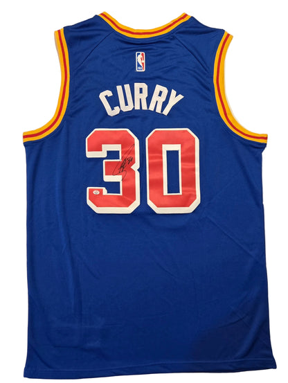 Stephen Curry Golden State Warriors autographed basketball jersey with COA, second product image