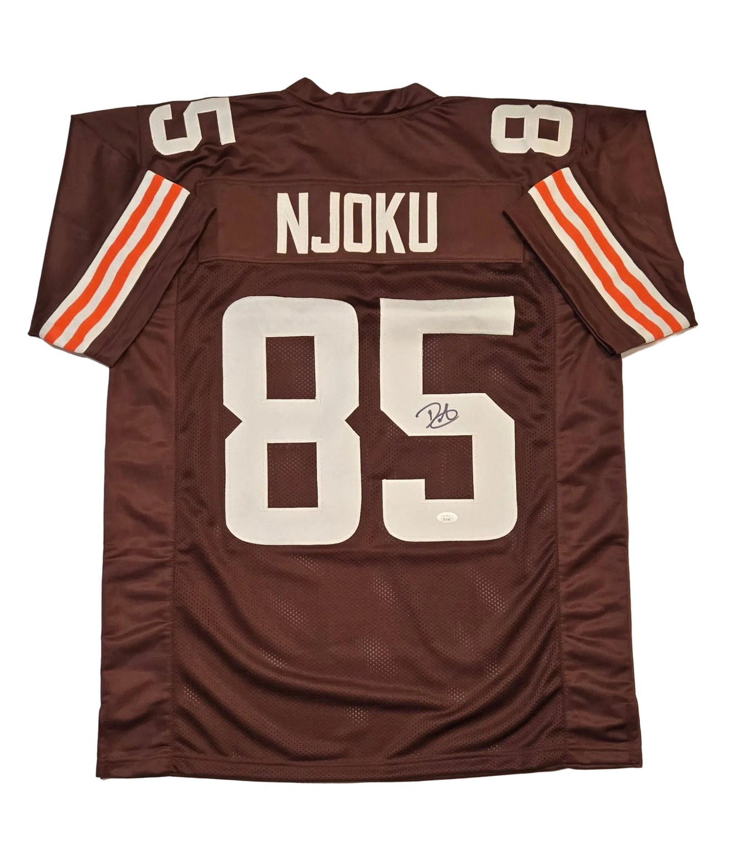 David Njoku of the Cleveland Browns signed football jersey JSA COA (XL)