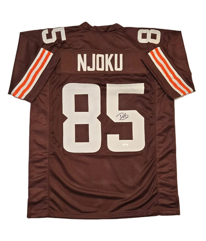 David Njoku signed Cleveland Browns football jersey, alternate product view