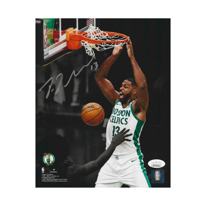 Tristan Thompson Boston Celtics autographed framed 8x10 photograph with JSA COA, second product image