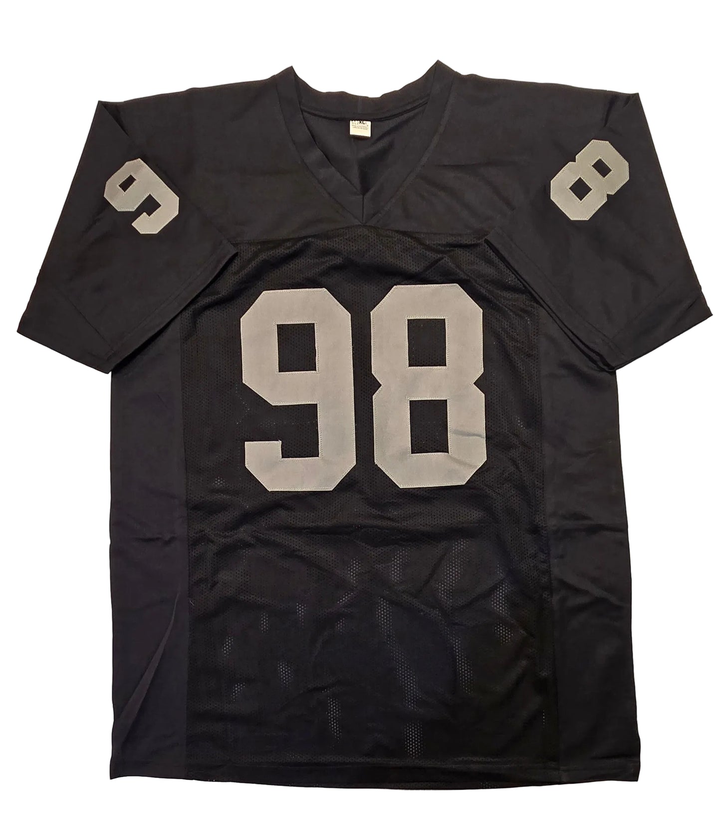 Maxx Crosby Las Vegas Raiders Autographed Black Football Jersey coa (XL)