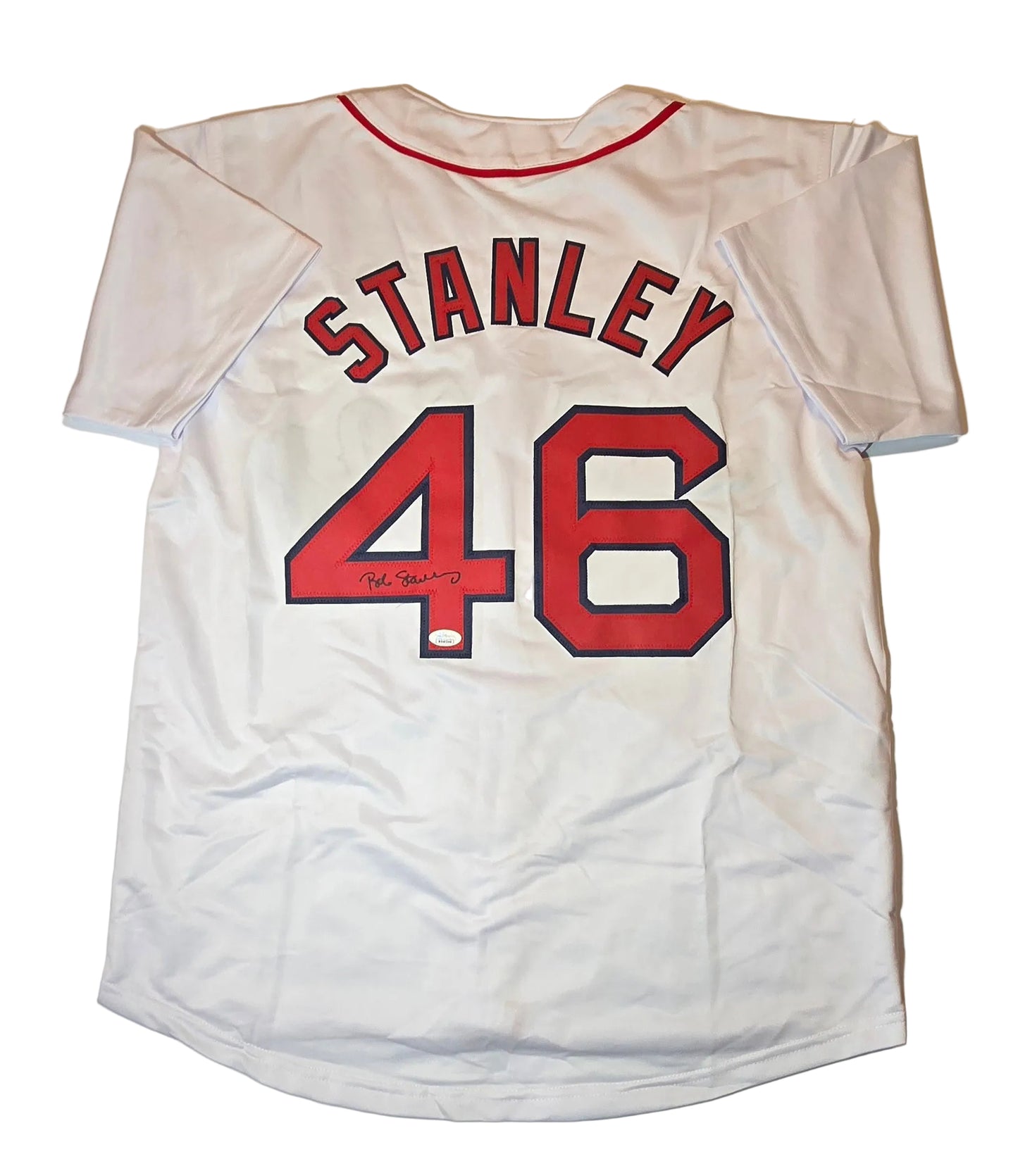 Bob Stanley Boston Red Sox Autographed Custom Baseball Jersey coa