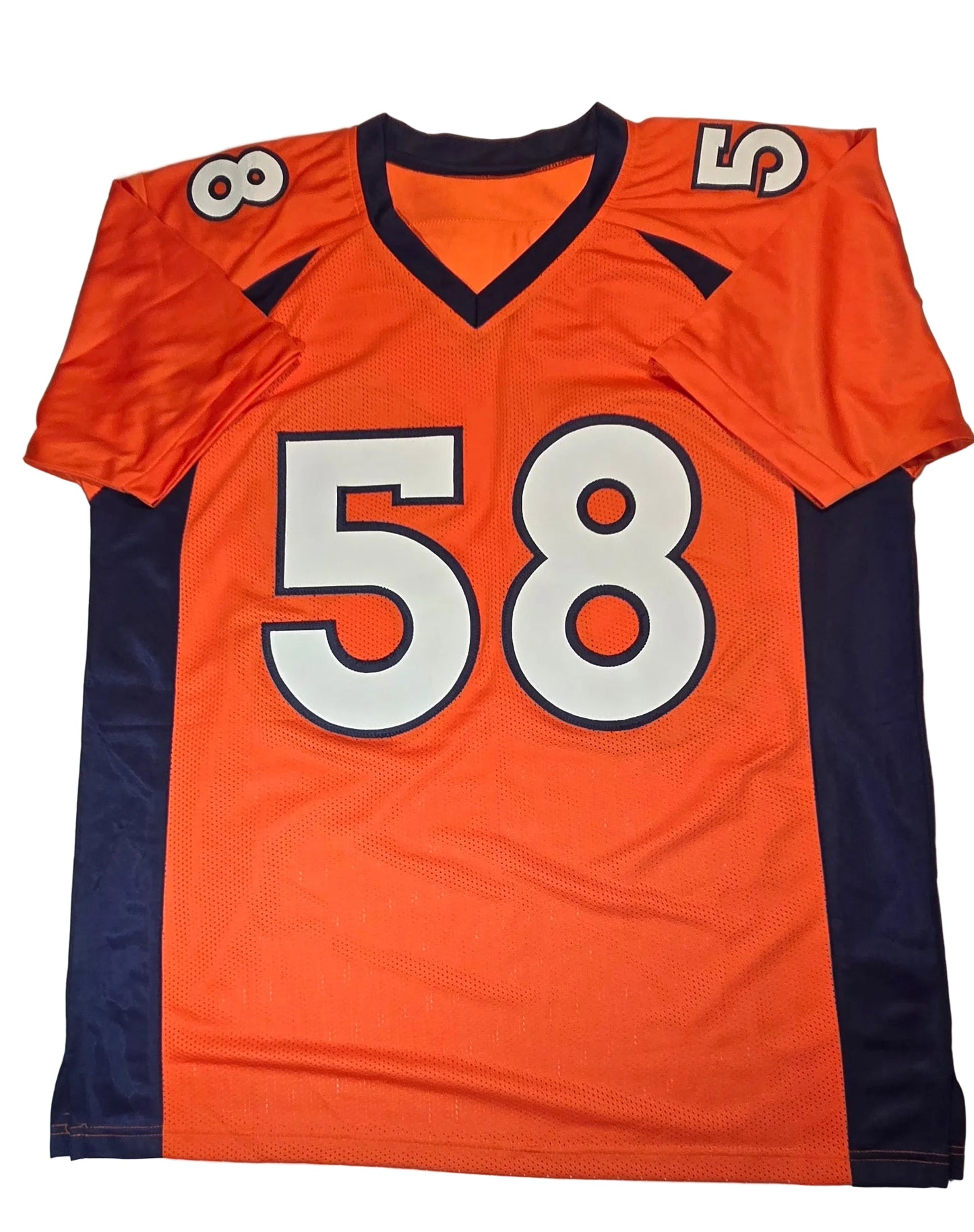 Von Miller Denver Broncos Autographed Custom Football Jersey W/COA (XL)