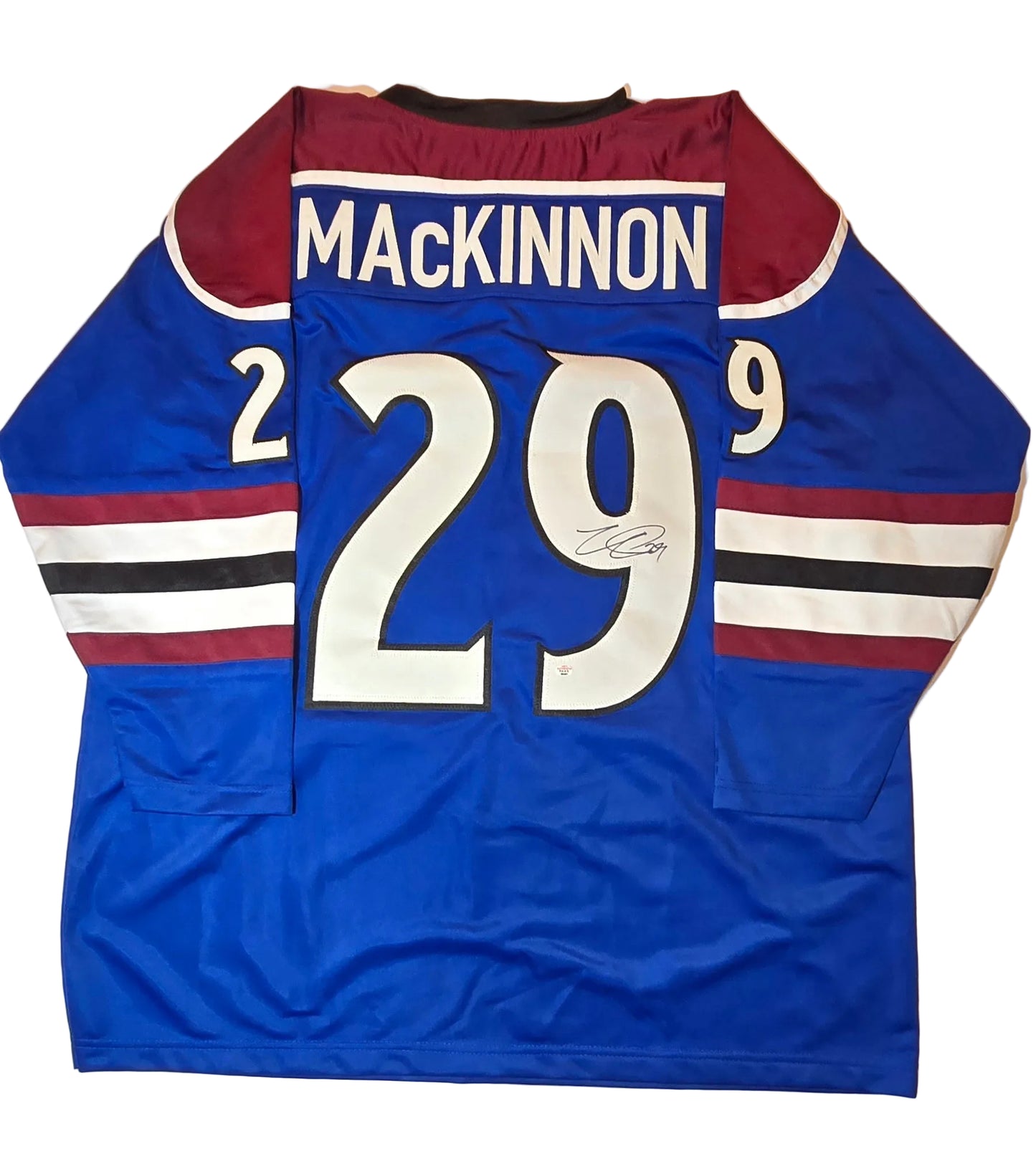 Nathan MacKinnon of the Colorado Avalanche signed hockey jersey COA