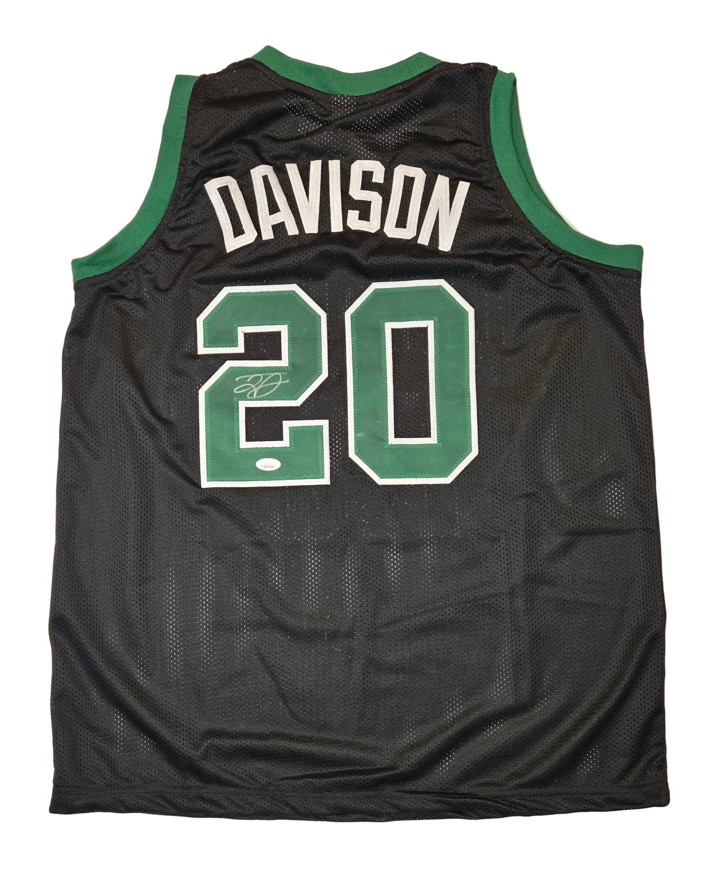 J.D. Davison Boston Celtics Autographed Custom Basketball Jersey JSA coa